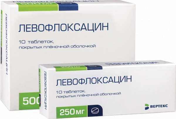 Антибиотик Левофлоксацин 500 мг